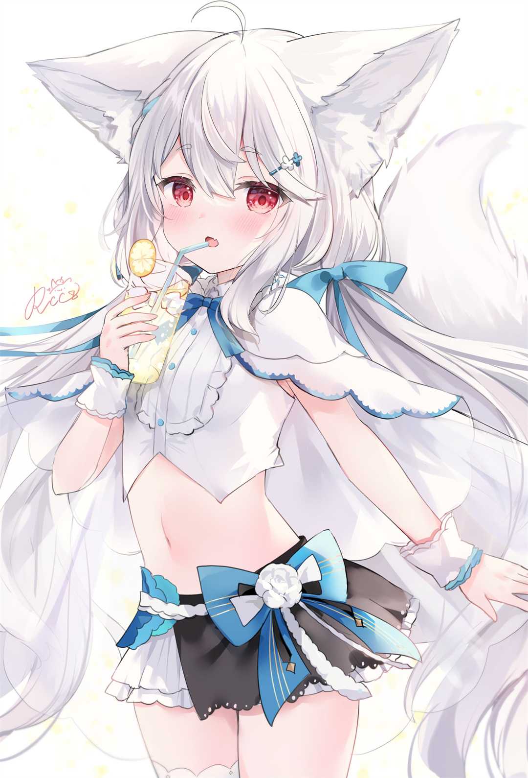 【P站画师】满屏全是猫耳少女 日本插画师rucaco的插画作品推荐