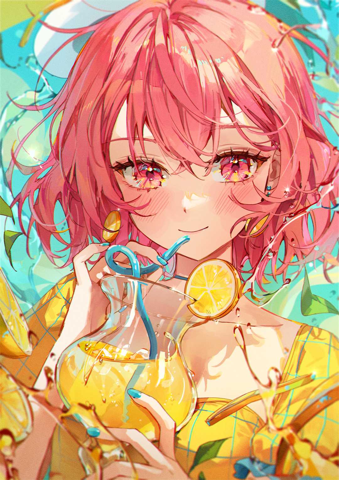 【P站画师】卡姿兰大眼睛美少女 日本插画师yejji的插画美图作品