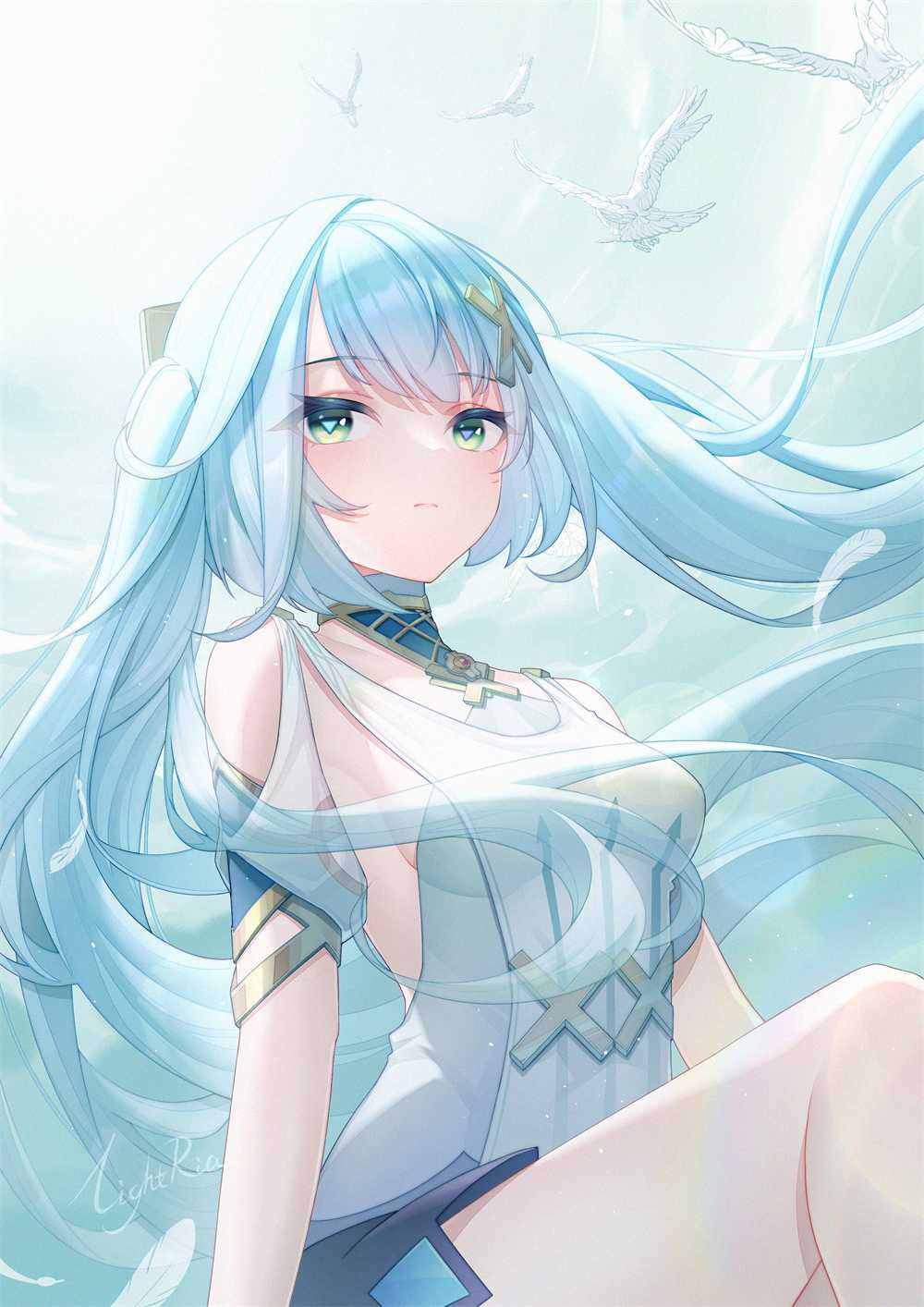 【P站画师】申鹤 妮露 原神全家桶 日本插画师LightRia的美图壁纸作品推荐