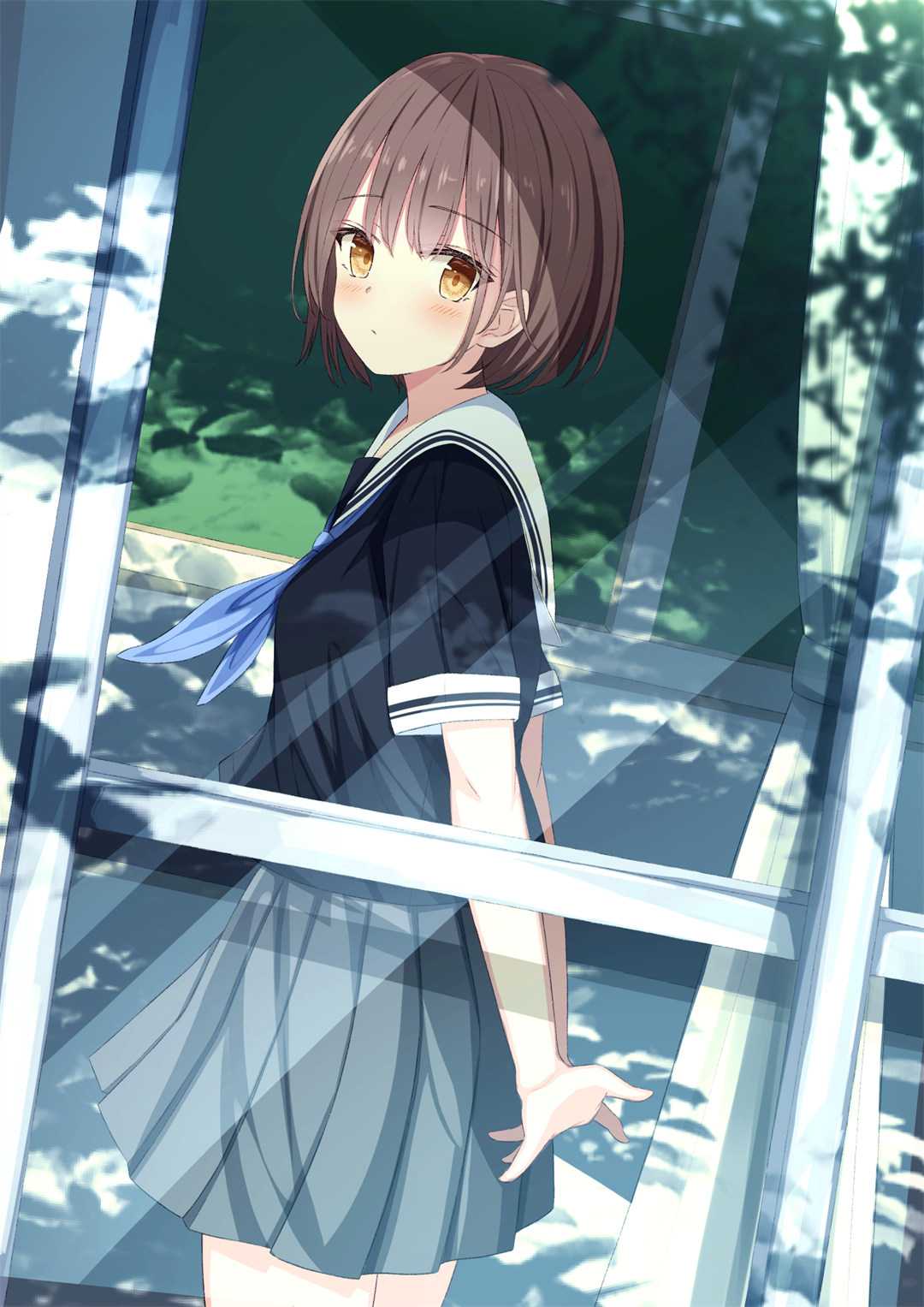 【P站画师】水手服少女，小清新插画 日本插画师千道センリ的美图壁纸作品推荐